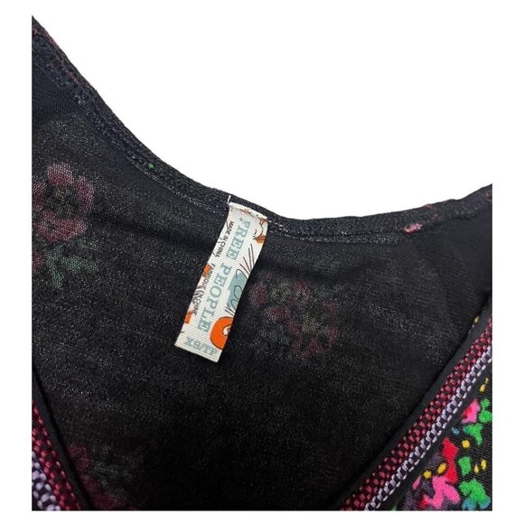 Free People FLORAL Lightweight Luxury Designer Dress - Womens XS - Picture 3 of 5